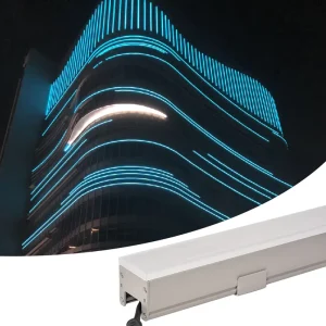 Facade Lighting Solution Outdoor Linear Light for LED Landscape Lighting Project Custom Modern Building External Lights System