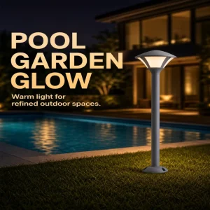 Factory 12W DC24V LED Lawn Bollard Light Waterproof Aluminum Pillar Lamp Villa Garden Landscape Light