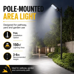 Factory 200W Customizable Bifacial Solar Street Light