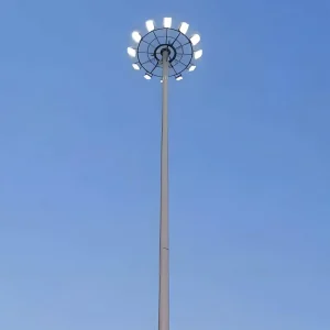Factory 20M-30M Q235B Steel Hot-Dip Galvanized Stadium, Street and Highway High Mast Light