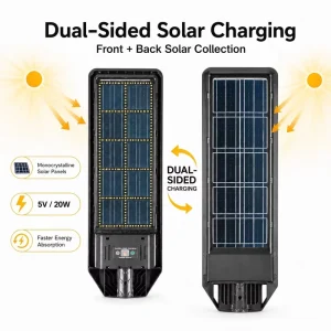 Factory 400W High Efficiency Customizable Solar Street Light IP65 Waterproof Outdoors Solar Panels