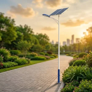 Factory 6M 8M 10M 12M Hot-Dip Galvanized Steel Conch Arm Street Light Pole for Outdoor Municipal Roads