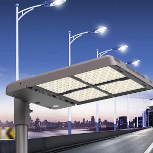 Factory Custom 300W Aluminum IP65 Waterproof AC Powered Outdoor Integrated LED Street Lamp with Motion Sensor