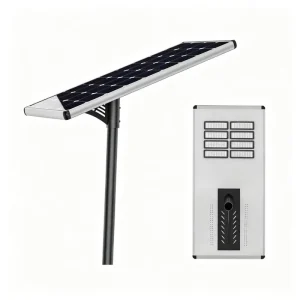 Factory Custom OEM 100W 120W All-in-one Solar Street Light IP66 Aluminium Chassis Outdoor Road Lamp