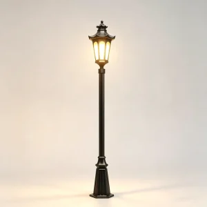 Factory Customized Retro Garden Lamp Post Made of Iron Street Lamp Post for Garden Outdoor Villa Decoration Landscape Lighting
