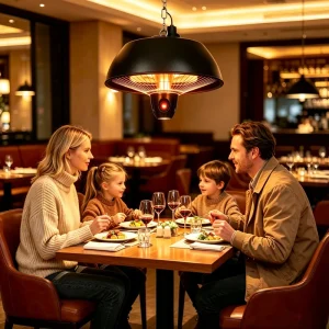 Factory Direct 700W Mini Ceiling Mounted Infrared Heater, Waterproof Dustproof, for Restaurant Indoor Heating