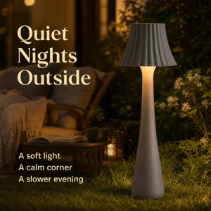 Factory Direct Elegant LED Garden Floor Lamp Outdoor Waterproof Wired Lawn Lighting for Cafe Terrace Park Scenic Area Decoration