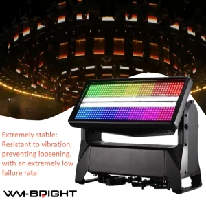 Factory Direct IP65 Led Strobe Light 1500W 280x5W 6500K + 504×1.5W RGB DMX512 Art Net SACN Stage Lighting