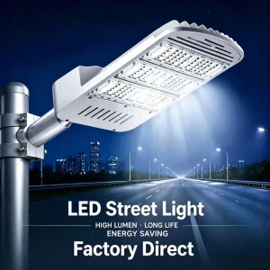 Factory Direct Led Moduels 200W Street Light Die-casting Aluminum Ip65 Waterproof Outdoor Park and Pathway Lighting
