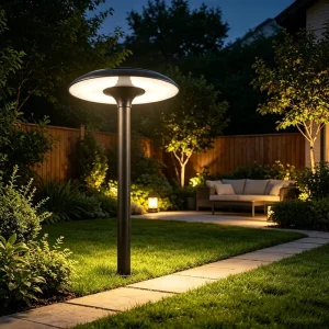 Factory Direct Outdoor Solar Garden Light Aluminum Die Cast IP65 Waterproof for Garden Yard and Pathway Landscape Lighting