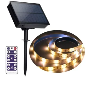 Factory Direct Selling Outdoor Garden Waterproof Ip65 Solar Lamp Belt 3m 5m Solar Strip Light