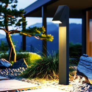 Factory Direct Solar Bollard Light Garden Decoration Solar Outdoor Landscape Light with Ground Insertion