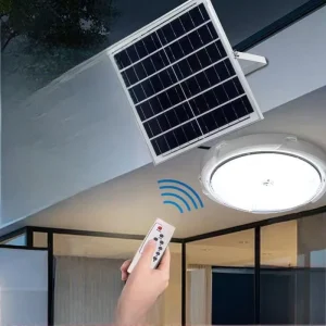Factory Direct Solar Ceiling Light Indoor LED Round Outdoor Courtyard Waterproof