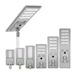 Factory Direct Solar LED Street Light Integrated Pole Flat Wall Mountable for Road Installation