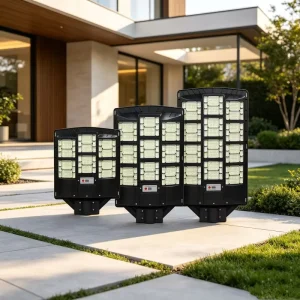 Factory Direct Waterproof Road Lamp 500W 1000W 1500W Outdoor All in One Remote Control Waterproof Solar Powered LED Street Light