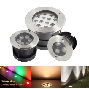 Factory Directly Sells 85-265V Waterproof Embedded LED Surround Square Garden Lamp Square Buried Underground Lamp