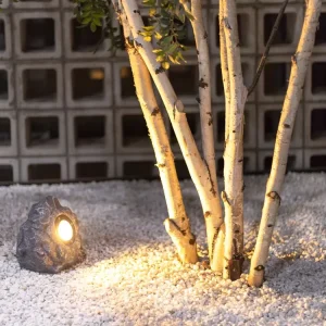 Factory FRP IP65 Waterproof Artificial Rock LED Spot Light Garden Villa Lawn Landscape Tree Uplight Stone Spotlight