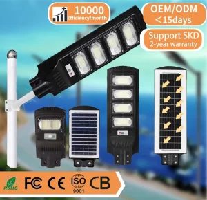 Factory Ip66 Integrated Solar Street Light 50W 100W 150W 200W 250W Garden Road Led Solar Lights