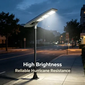 Modular Die Casting Aluminum IP66 Waterproof Highway Road All-in-One Solar LED Street Light High CRI 80