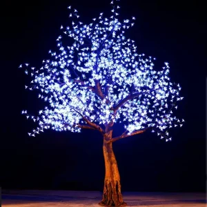 Factory Outdoor Garden Wedding Decoration Holiday Light 2.9m White Easter Led Cherry Tree Lamp IP65 Ra70 50000 Hours Lifespan