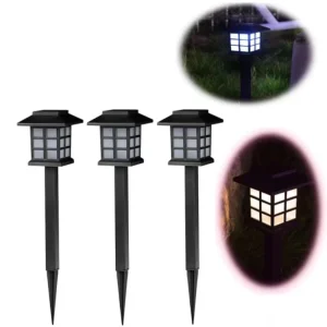 Factory Outdoor Lawn Yard Bollard Waterproof Small Palace Light Household Solar Led Garden Light