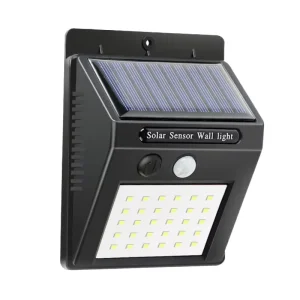 Factory Outdoor Outdoor Led Wall Lamp Night Solar Motion Sensor Wall Light Waterproof Security Mounted Lamp