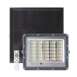 Factory Outlet Aluminum Projecteur Solaire 200w Solar Floodlight Lamp Outdoor 100w Led Solar Flood Lights for Garden Street