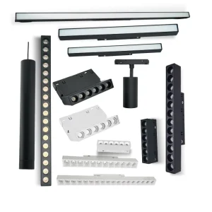Factory Outlet Intelligent Dimmable 48V LED Magnetic Track Light for Indoor Home Lighting