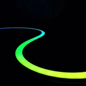 Factory Sale RGB Neon Rope Light 20*20 Section Size IP67 Water Proof Out Door RGBIC LED Neon Light Tube