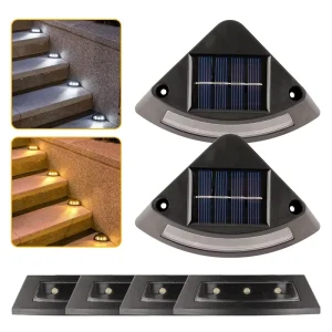 Factory Solar Garden LED Step Light Outdoor Rainproof Garden Stair Courtyard Guide Path Light