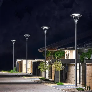 Factory Street Lamp Garden Outdoor Ip65 Waterproof Aluminum Pole Led Garden Street Lamp