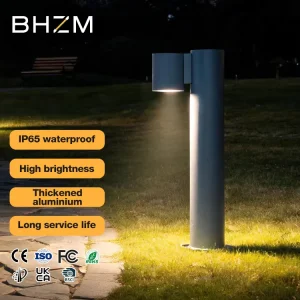Factory Supply Cylindrical Villa Park Landscape Path LED Lawn Light 900lm Aluminum IP65 Waterproof 5W Outdoor Lawn Lights