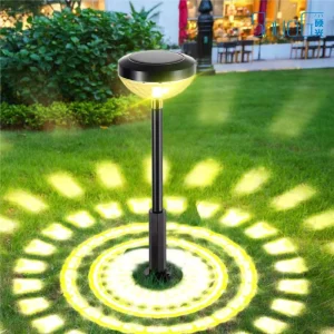 Factory Supply Garden Lighting Outdoor Bollard Light Waterproof Pathway Decoration Led Solar Garden Lawn Lamp