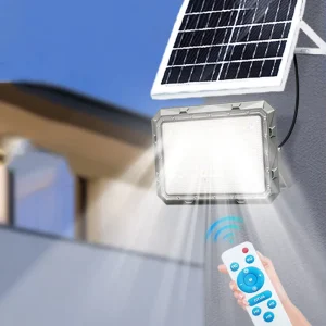 Factory Supply IP67 Emergency Fishing Camping Lighting Fixtures Portable 150W LED Solar Flood Light Rechargeable