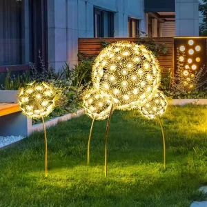 Factory Supply Landscape Yard Decoration Waterproof Solar Garden Lighting Flower Smart Outdoor Led Lawn Lights