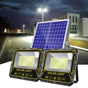 Factory Warehouse Solar Street Light Waterproof IP65 Home Garden Courtyard Two in One Solar LED Flood Light for Outdoor