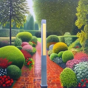 Factory Waterproof Modern LED Area Light Aluminum Garden Street Lamp with Electric Power Supply for Outdoor Landscape