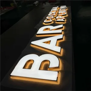 Fashion Store Frontlit and Backlit LED Signs 3D Custom Acrylic Logo Signage for High End Boutique