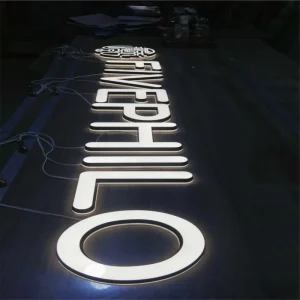 Fashion Store Frontlit and Backlit LED Signs 3D Custom Acrylic Logo Signage for High End Boutique