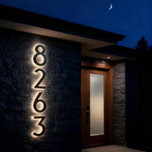 Fast Shipping Backlit House Number Signs House Address Numbers Led Illuminated 3d House Numbers