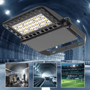 Feilong TGD AEH2 1 Certified SMD 6500K LED Floodlight Projector 100W 150W Die Cast Aluminum Outdoor Tunnel IP65 Garden