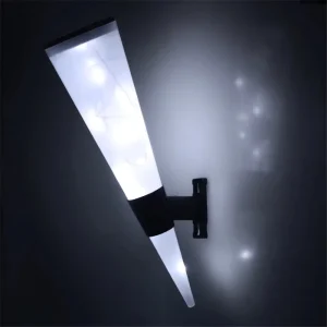 Fence Solar Lights Pillar Garden Decorative New Bollard Light Garden Retro Outdoor Waterproof Flame Solar Energy Light
