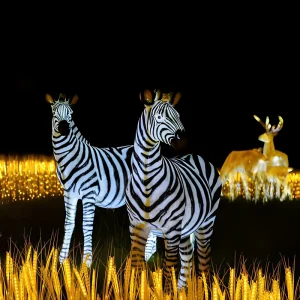 Festive Luminous Animal Lights for Christmas Halloween Landscape Decorations IP65 Reindeer Duck Alpaca Multi color
