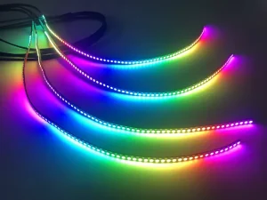 Flexible RGB Chasing Color Shift LED Strip Tubes for Taillights