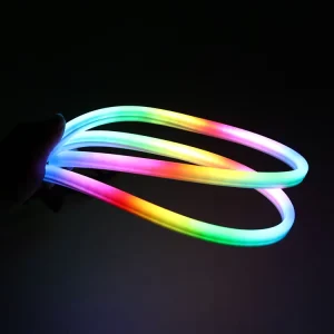 Flexible SK6812 RGB Flow Series LED Side Emitting Strip Tubes for Car Headlights