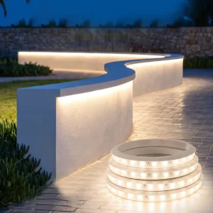 Flexible Silicone IP65 LED Strip Profile Projector Decorative DMX RGB Neon Wall Washers for Outdoor Building Facade RGB Lighting