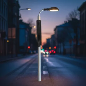 Flexible Solar Sleeve 95W IP66 Ultra Thin 1.3mm 360 Wrap for Street Light Poles and Road
