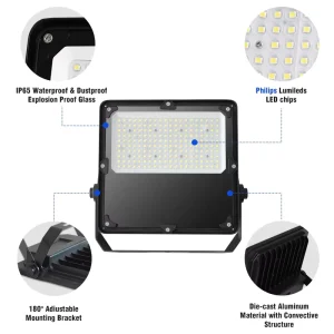 Floodlight IP66 10W/50W/60W/100W/150W/200W/300W/600W/800W/1000W Led Outdoor Lighting