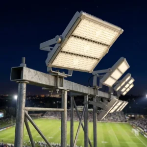 Floodlight Waterproof LED Flood Light High Brightness Aluminum Construction 3000-6500K Color Temp Sports Stadium