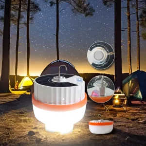 Foldable F404 Shape LED Bulb USB Charging Energy-Saving Camping Garden Light